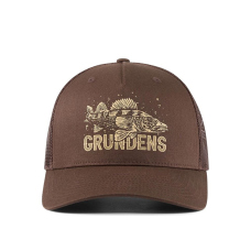 Cap GRUNDÉNS King of the Lakes Trucker - Brown