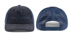 Cap GRUNDÉNS Cord Wordmark Trucker - Navy