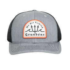 Cap GRUNDÉNS Poseidon Trucker - Heather Grey/Black