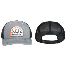 Cap GRUNDÉNS Poseidon Trucker - Heather Grey/Black