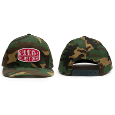 Cap GRUNDÉNS We Are Fishing Camo Trucker - Camo