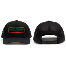 Cap GRUNDÉNS We Are Fishing Trucker - Solid Black