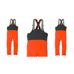 Pants GRUNDÉNS Full Share Bib - Orange/Grey