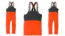 Pants GRUNDÉNS Full Share Bib - Orange/Grey