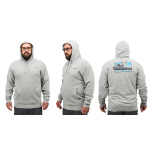 Hoodie GRUNDÉNS Displacement DWR Commercial Boat - Athletic Heather