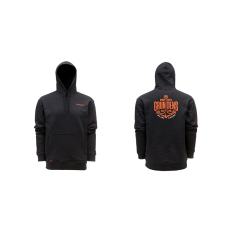Hoodie GRUNDÉNS Displacement DWR Logo Anchor - Black Hoodie GRUNDÉNS Displacement DWR Logo Anchor - Black