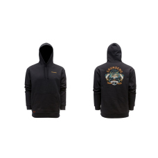 Hoodie GRUNDÉNS Displacement DWR Tuna Tattoo - Black