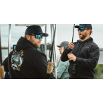 Hoodie GRUNDÉNS Displacement DWR Tuna Tattoo - Black