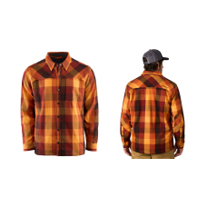 Lined Shacket GRUNDÉNS Bankside – Lobster Plaid Lined Shacket GRUNDÉNS Bankside – Lobster Plaid