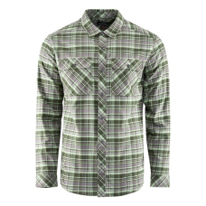 Flannel Shirt GRUNDÉNS Dungeness Seawool - Grass