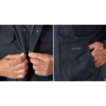 Lined Shacket GRUNDÉNS Jetty - Black