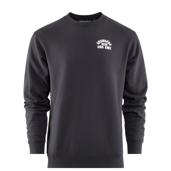 Hoodie GRUNDÉNS 1926 Crew - Black Hoodie GRUNDÉNS 1926 Crew - Black