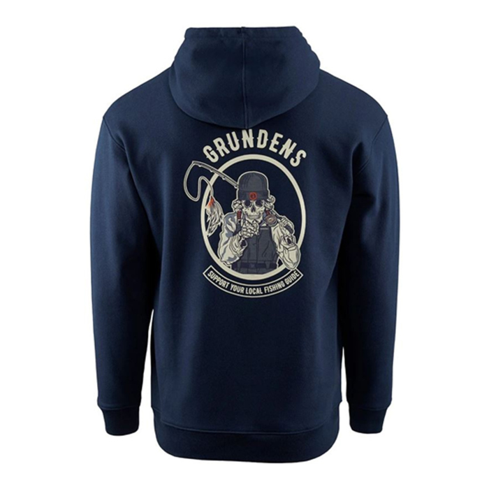 Hoodie GRUNDÉNS Displacement DWR Guides - Dark Navy Hoodie GRUNDÉNS Displacement DWR Guides - Dark Navy