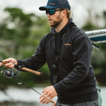 Hoodie GRUNDÉNS Displacement DWR Logo Anchor - Black
