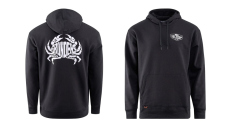 Hoodie GRUNDÉNS Eat Your Words DWR HD - Black Crab