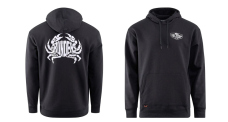 Hoodie GRUNDÉNS Eat Your Words DWR HD - Black Crab