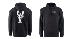Hoodie GRUNDÉNS Eat Your Words DWR HD - Black Lobster