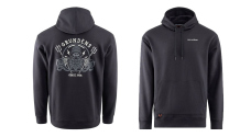 Hoodie GRUNDÉNS Sentinel of the Seas - Black