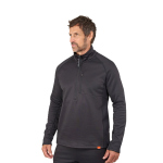 Thermal Hoodie GRUNDÉNS Grundies 1/2 Zip - Black