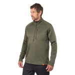 Thermal Hoodie GRUNDÉNS Grundies 1/2 Zip - Deep Depths