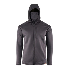 Thermal hoodie GRUNDÉNS Grundies FZ - Black