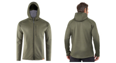 Thermal hoodie GRUNDÉNS Grundies FZ - Deep Depths