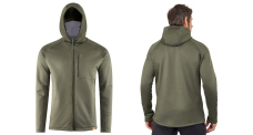 Thermal hoodie GRUNDÉNS Grundies FZ - Deep Depths
