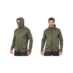 Thermal hoodie GRUNDÉNS Grundies FZ - Deep Depths