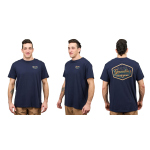 T-Shirt GRUNDÉNS Dark Seas X Watercraft - Dark Navy