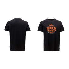 T-Shirt GRUNDÉNS Logo Anchor - Black