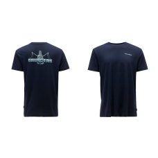 T-Shirt GRUNDÉNS Logo Boat - Dark Navy