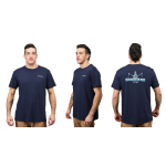 T-Shirt GRUNDÉNS Logo Boat - Dark Navy