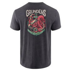 T-Shirt GRUNDÉNS Octo-Trout - Heather Charcoal T-Shirt GRUNDÉNS Octo-Trout - Heather Charcoal