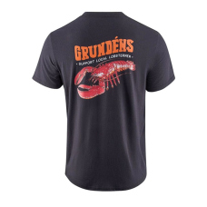 T-Shirt GRUNDÉNS Support Lobstermen - Black T-Shirt GRUNDÉNS Support Lobstermen - Black