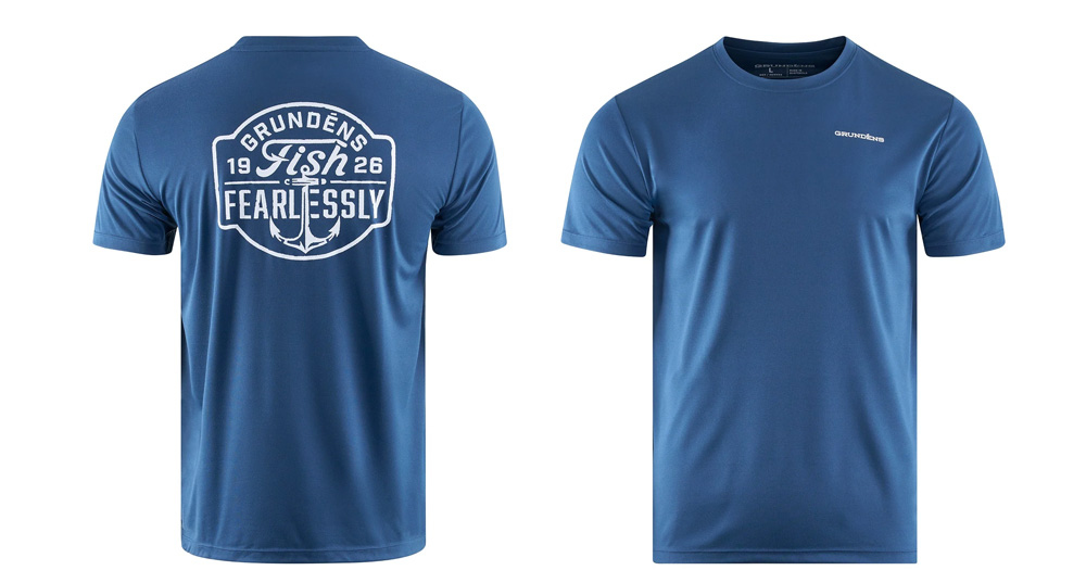 UV T-shirt GRUNDÉNS Fish Fearlessly Tech Tee - Blue Abyss UV T-shirt GRUNDÉNS Fish Fearlessly Tech Tee - Blue Abyss