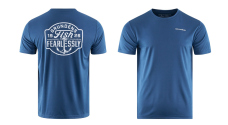 UV T-shirt GRUNDÉNS Fish Fearlessly Tech Tee - Blue Abyss