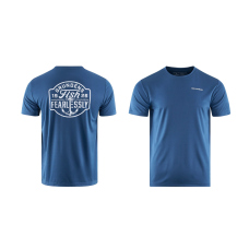 UV T-shirt GRUNDÉNS Fish Fearlessly Tech Tee - Blue Abyss