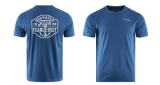 UV T-shirt GRUNDÉNS Fish Fearlessly Tech Tee - Blue Abyss