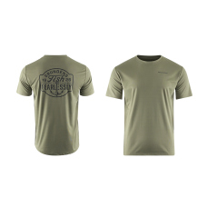 UV T-shirt GRUNDÉNS Fish Fearlessly Tech Tee - Forest