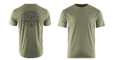 UV T-shirt GRUNDÉNS Fish Fearlessly Tech Tee - Forest