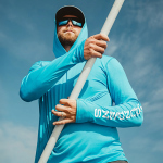 UV Hoodie GRUNDÉNS Tough Sun - Azure
