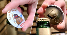 Magnetic bottle opener "Klub hovnochytů"