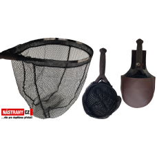 Spinning folding landing net