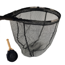 Spinning folding landing net