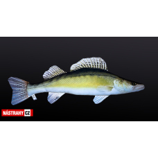 Fish pillow ZANDER - lenght 76 cm