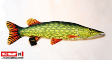 Fish pillow PIKE SMALL - lenght 44 cm Fish pillow PIKE SMALL - lenght 44 cm