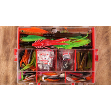 Universal large discounted set perch / zander / pike / trout "Cheburashka"