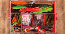 Universal large discounted set perch / zander / pike / trout "Cheburashka"