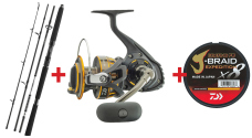 Discounted travel deep-sea set for Norway targeting ling, cod and halibut DAIWA “Deep Sea Fine 2026