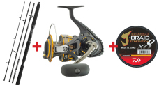 Discounted travel deep-sea set for Norway targeting ling, cod and halibut DAIWA “Deep Sea Fine 2026